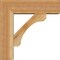 Ekena Millwork Legacy Block Rough Sawn Bracket w/ Offset Brace, Western Red Cedar, 6"W x 18"D x 18"H BKT0604X18X18LEC05RWR - alternate 2